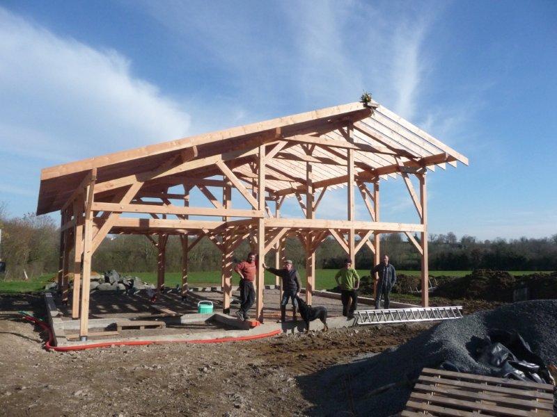 Maison paille dans les marais à Courlay (79)